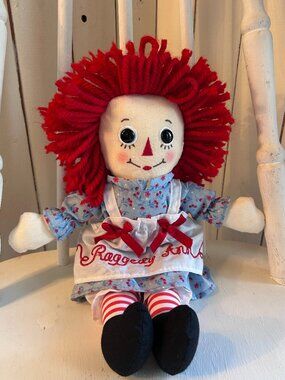 Raggedy Ann doll, 13", Hasbro by Aurora, very good condition, 2014